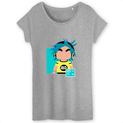 Tshirt Femme unisexe Collection #60 - Gorillaz 2D