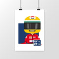 Affiche Collection #42 - Ayrton